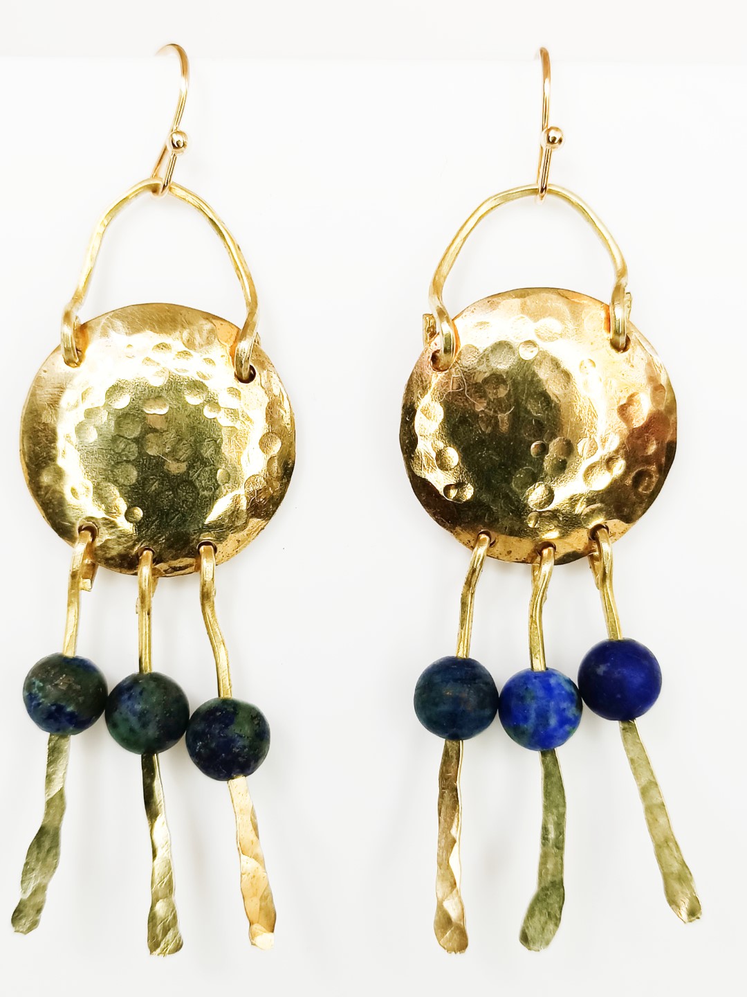 Boho earrings - Blue Duck